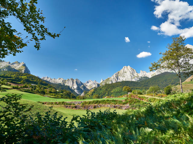 Vue du Cirque de Lescun depuis la prairie