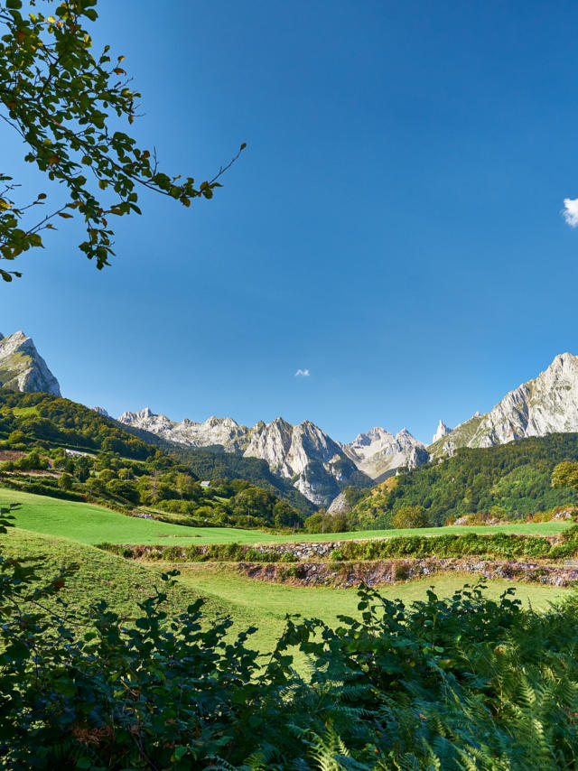 Vue du Cirque de Lescun depuis la prairie