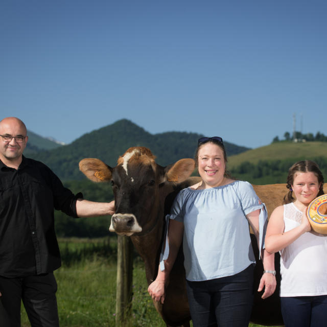 Producteurs de la Ferme de la Porte d'Aspe à Gurmençon