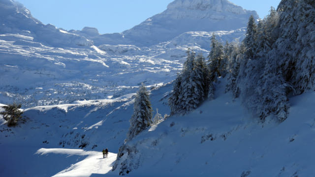 Raquetas de nieve en Issarbe