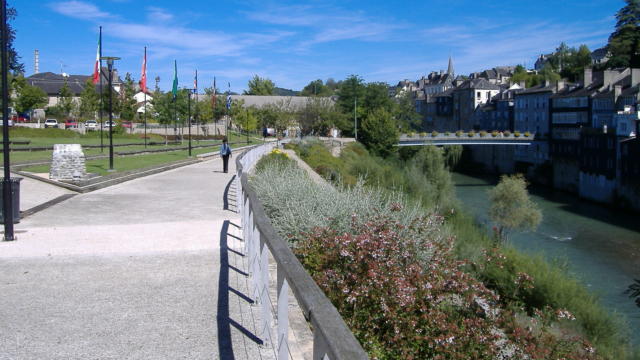 Parque Bourdeu en Oloron Santa-María