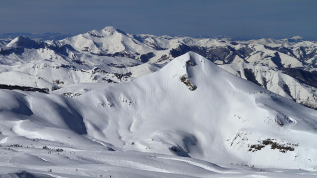 Vista de las pistas de esquí de La Pierre Saint-Martin