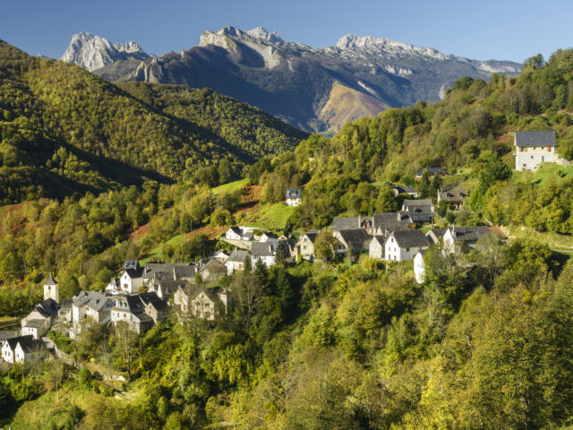 Vue du village d'Aydius