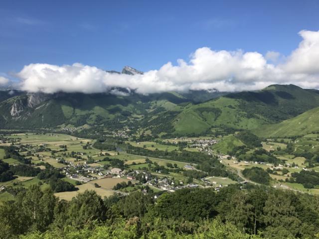 Panorama des villages de la vallée d'Aspe