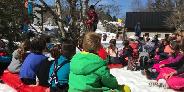 Cuentacuentos en la nieve