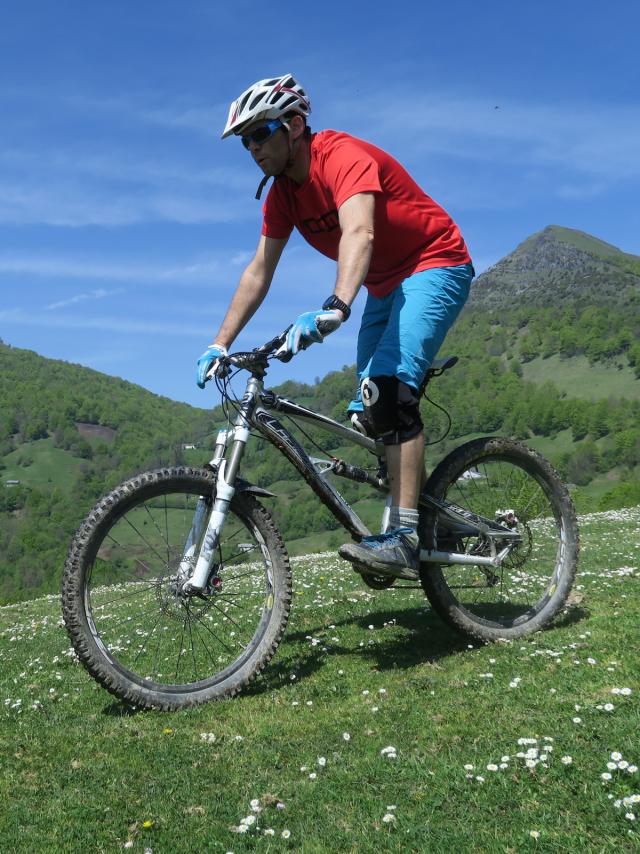 Descente VTT en Pyrenees béarnaises