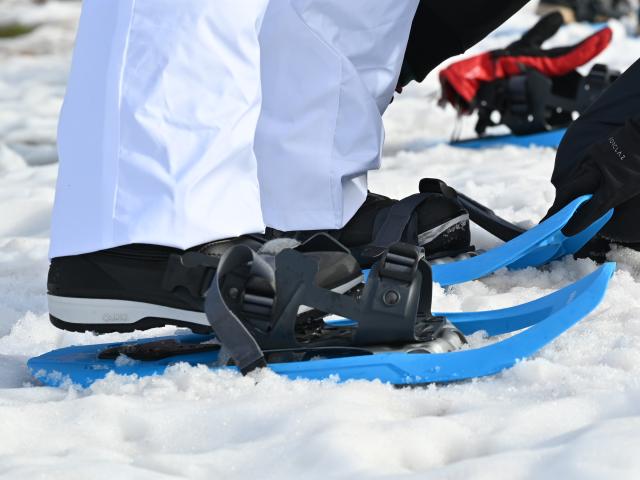 Raquettes à neige à l'Espace du Somport en Haute Vallée d'Aspe au coeur du Parc National des Pyrénées