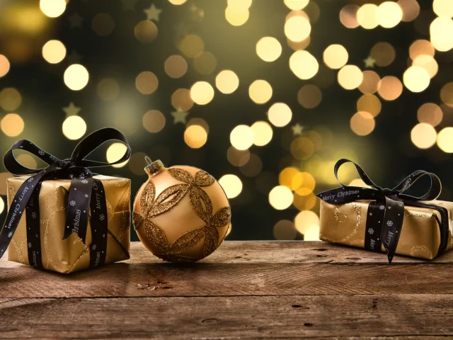 golden night christmas