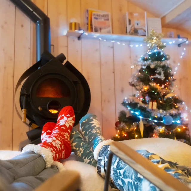 Fêtes de Noël et de fin d'année dans un chalet de montagne des Pyrénées béarnaises